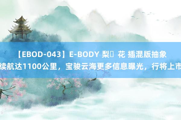 【EBOD-043】E-BODY 梨々花 插混版抽象续航达1100公里，宝骏云海更多信息曝光，行将上市