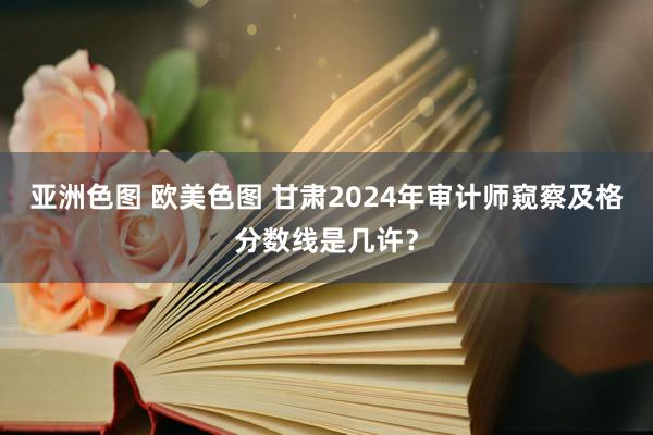 亚洲色图 欧美色图 甘肃2024年审计师窥察及格分数线是几许？